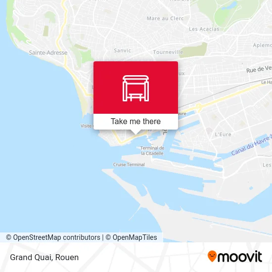 Mapa Grand Quai
