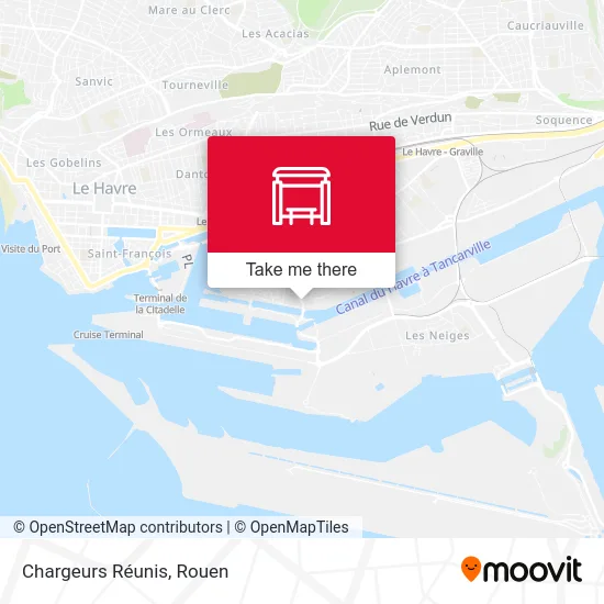 Chargeurs Réunis map