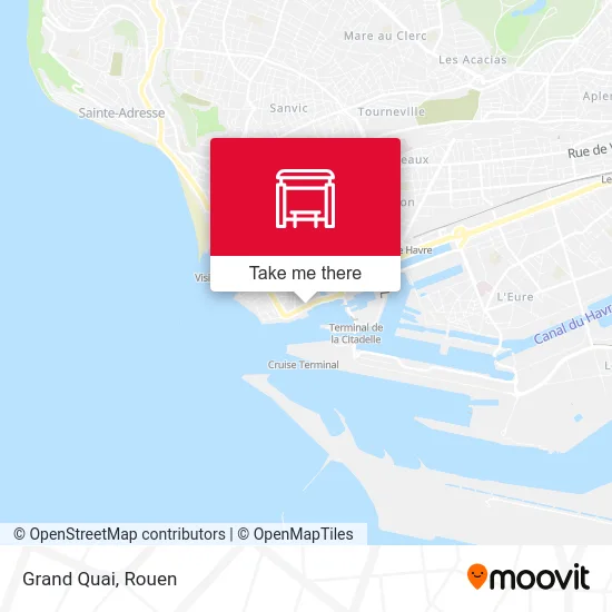 Mapa Grand Quai
