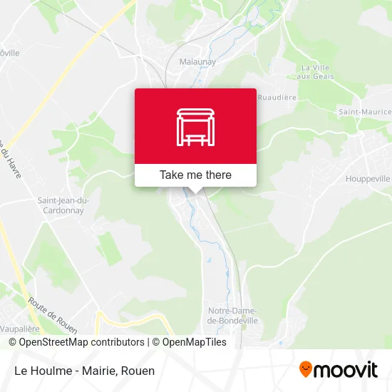 Le Houlme - Mairie map