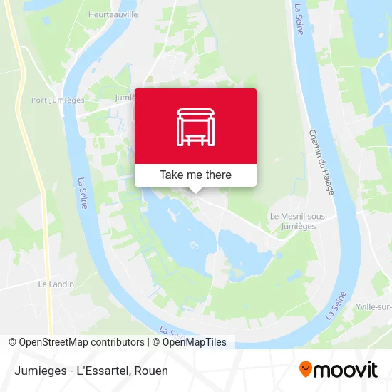 Jumieges - L'Essartel map