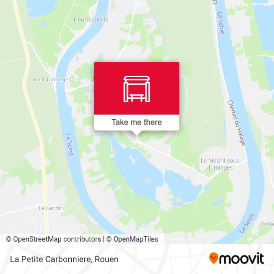 La Petite Carbonniere map