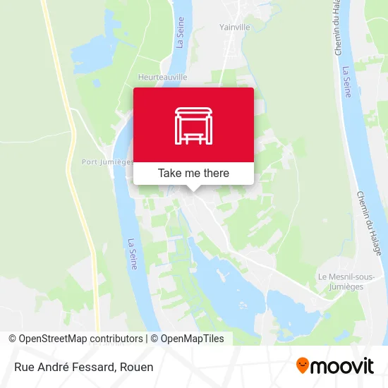 Mapa Rue André Fessard