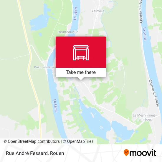 Mapa Rue André Fessard