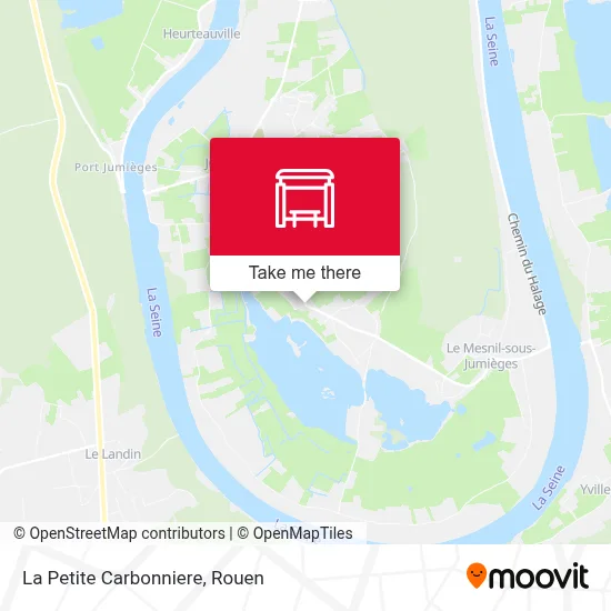 La Petite Carbonniere map