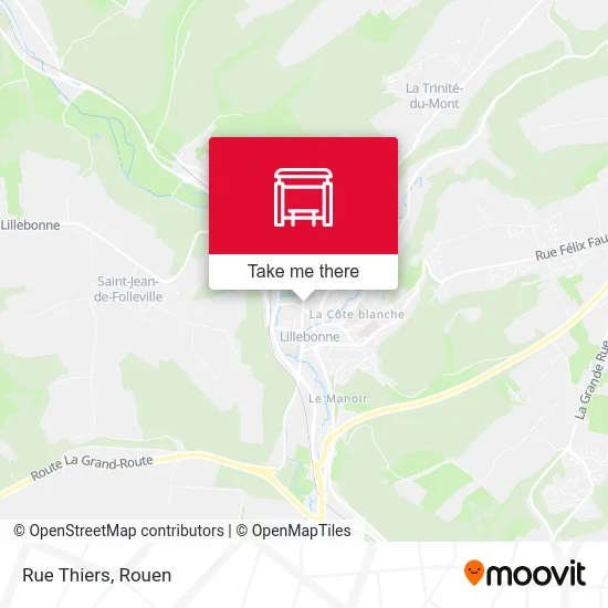 Mapa Rue Thiers