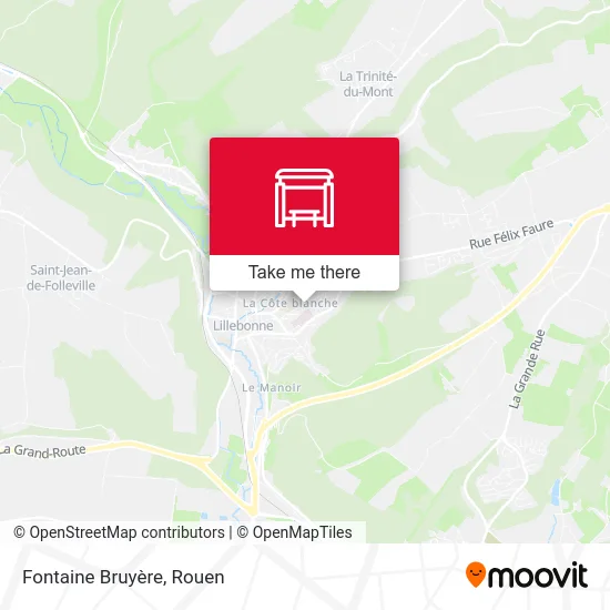 Fontaine Bruyère map