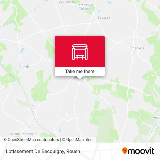 Lotissement De Becquigny map