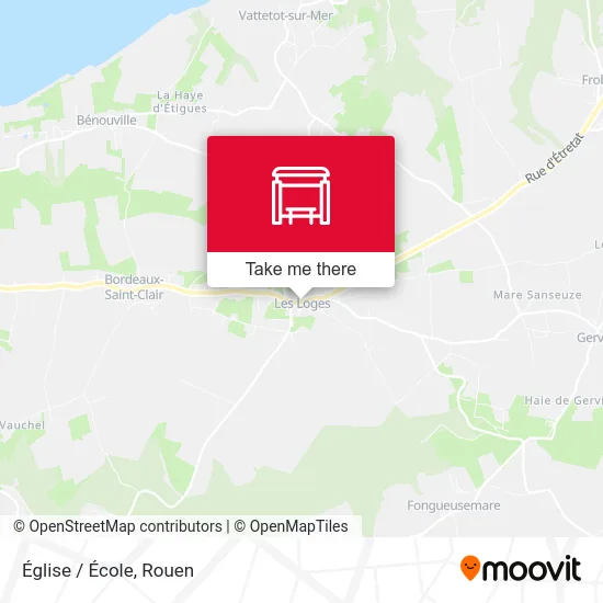 Église / École map