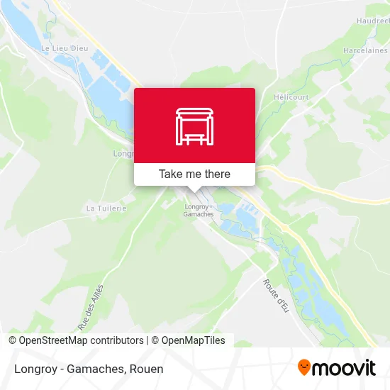 Mapa Longroy - Gamaches