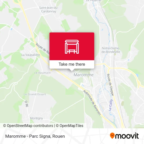Maromme - Parc Signa map