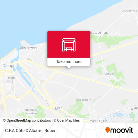 C.F.A Côte D'Albâtre map