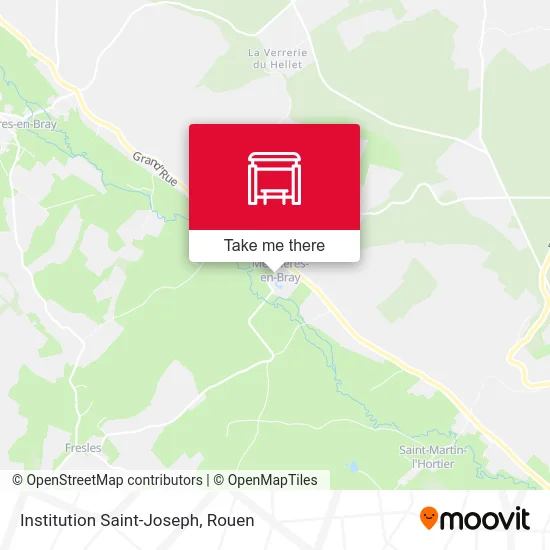 Mapa Institution Saint-Joseph