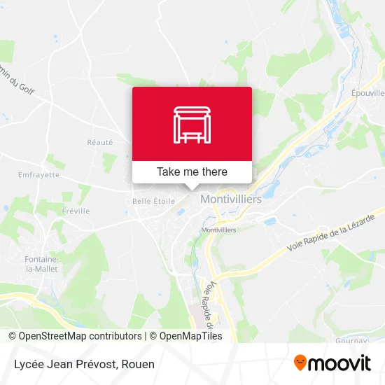 Lycée Jean Prévost map