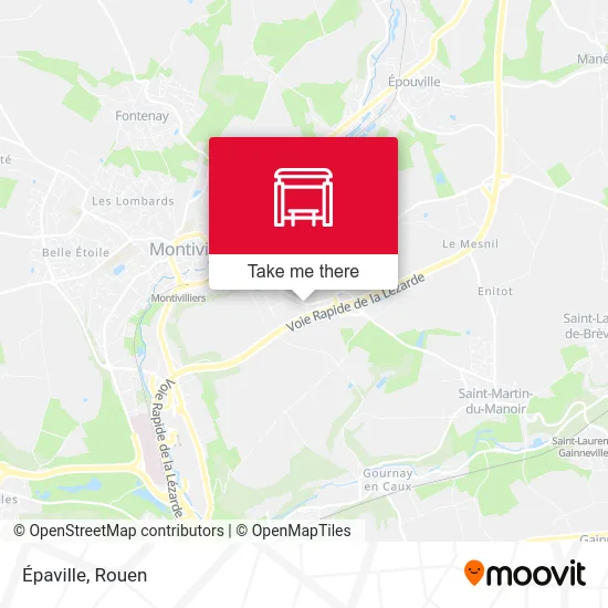 Mapa Épaville