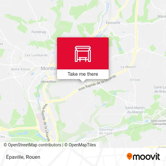 Mapa Épaville