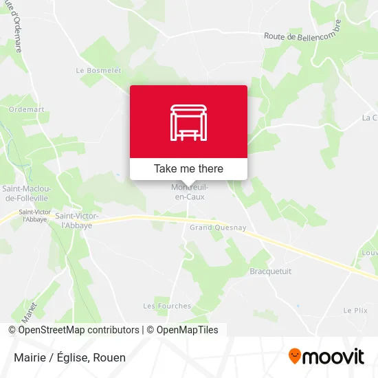 Mairie / Église map