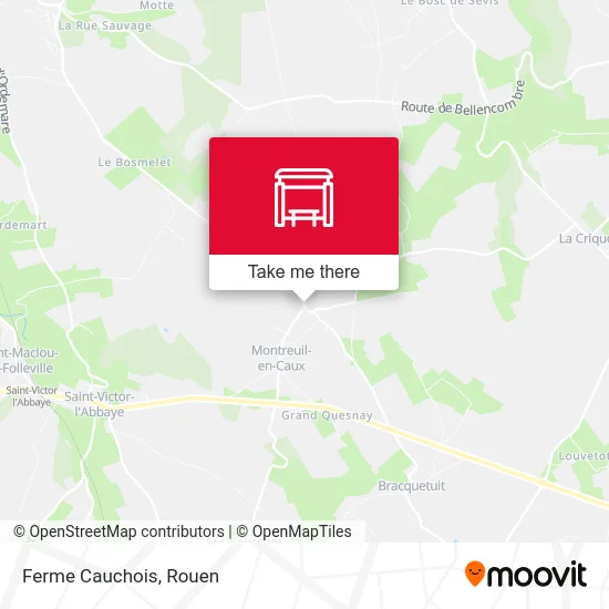 Mapa Ferme Cauchois