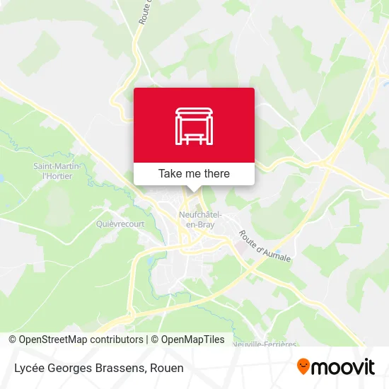 Lycée Georges Brassens map