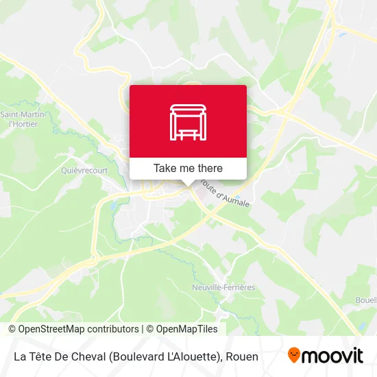La Tête De Cheval (Boulevard L'Alouette) map