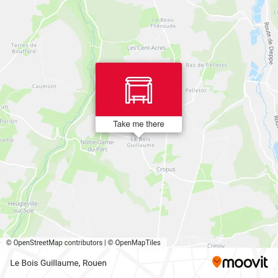 Le Bois Guillaume map