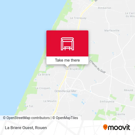 La Briere Ouest map