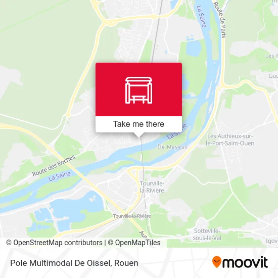 Pole Multimodal De Oissel map