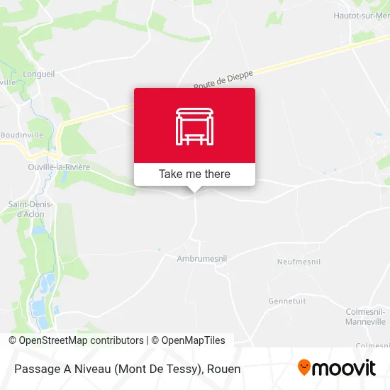 Passage A Niveau (Mont De Tessy) map