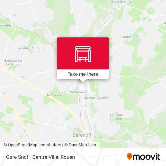 Gare Sncf - Centre Ville map