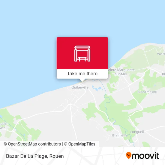 Bazar De La Plage map