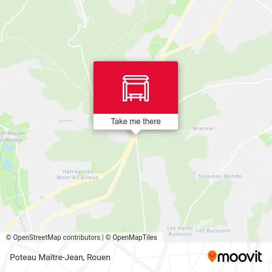 Poteau Maître-Jean map