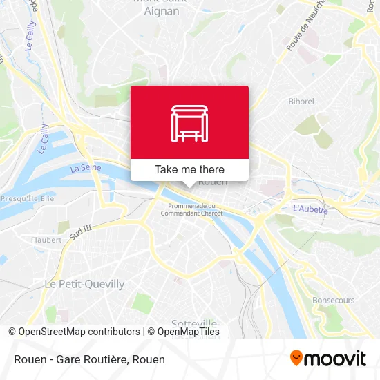 Rouen - Gare Routière map