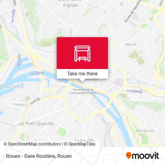 Rouen - Gare Routière map