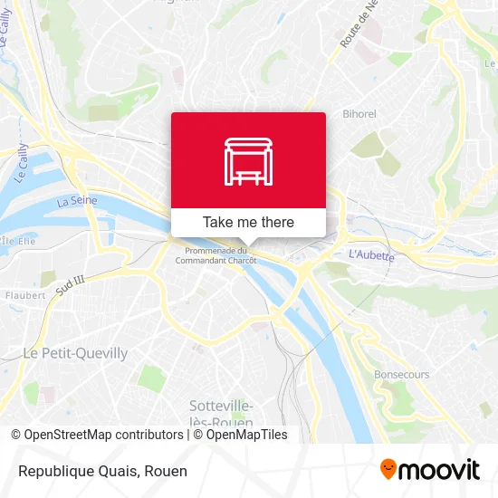 Republique Quais map