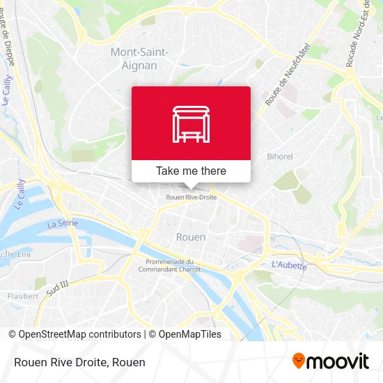 Rouen Rive Droite map