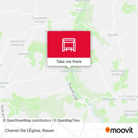 Mapa Chemin De L'Église