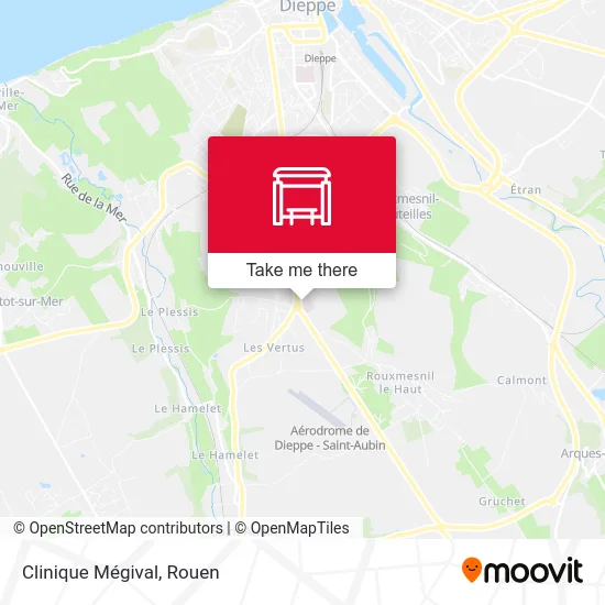 Clinique Mégival map
