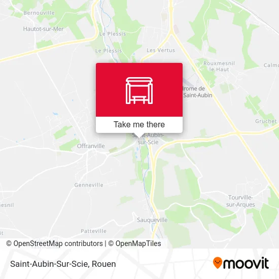 Saint-Aubin-Sur-Scie map