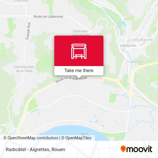 Radicâtel - Aigrettes map