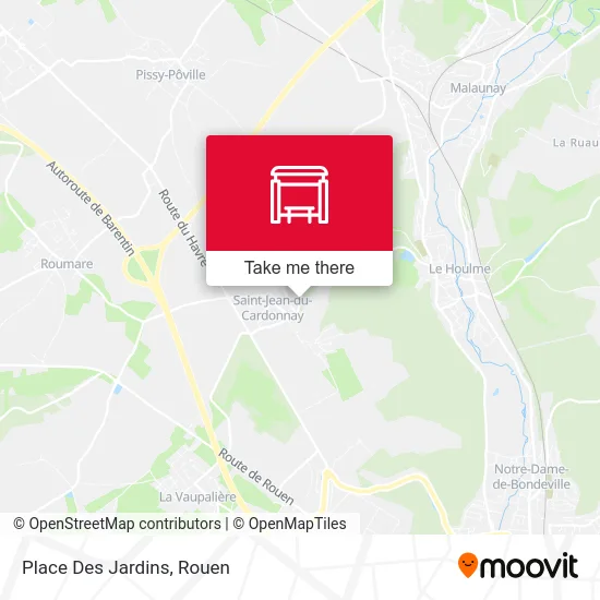 Mapa Place Des Jardins