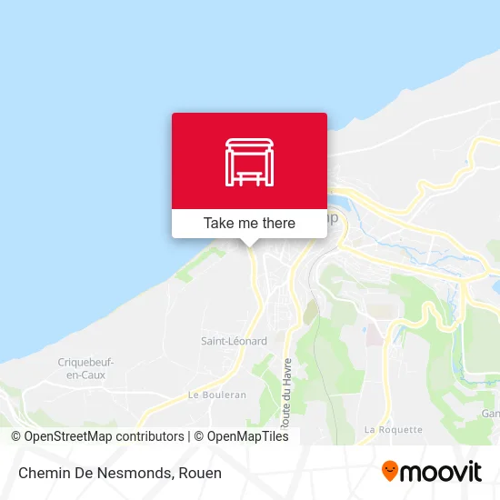 Chemin De Nesmonds map