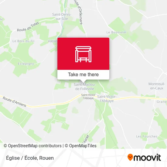 Église / École map