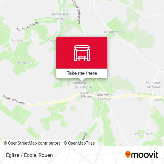 Église / École map