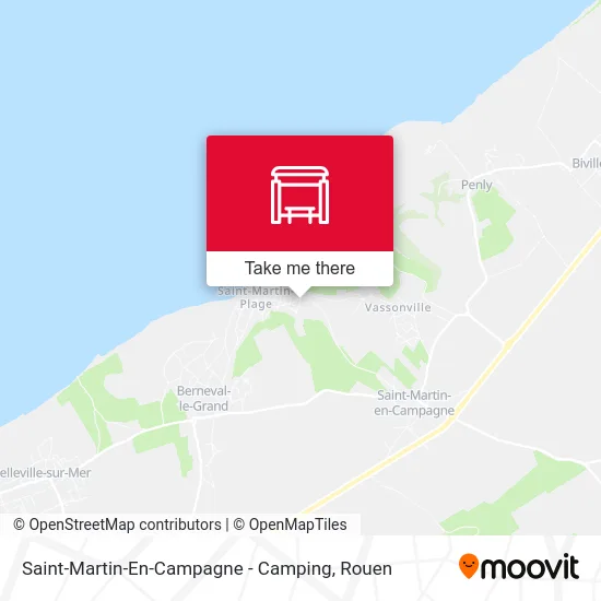 Saint-Martin-En-Campagne - Camping map