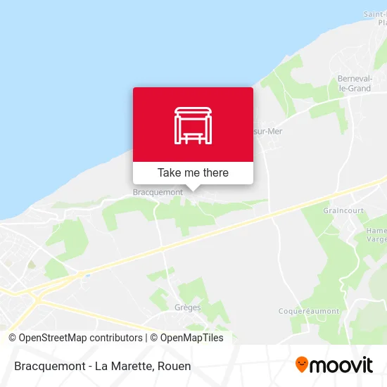 Mapa Bracquemont - La Marette