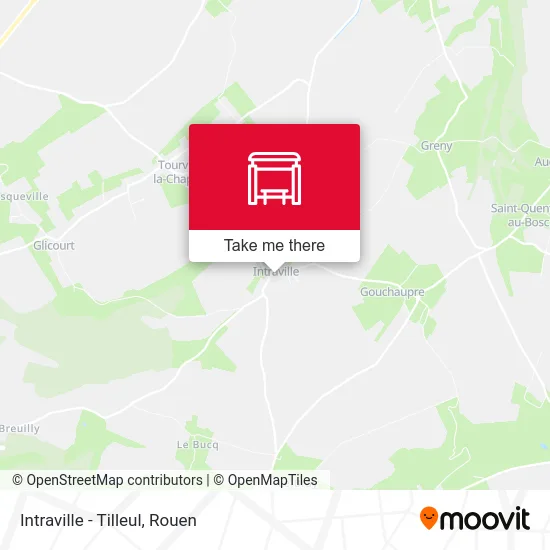 Mapa Intraville - Tilleul