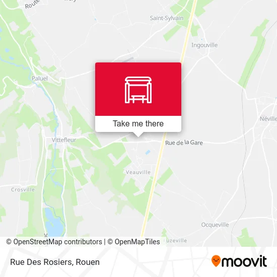 Mapa Rue Des Rosiers