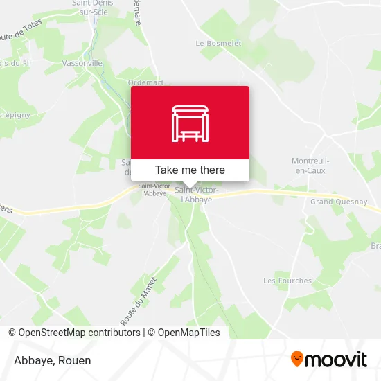 Abbaye map