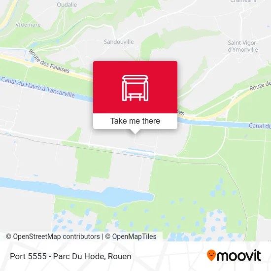Mapa Port 5555 - Parc Du Hode
