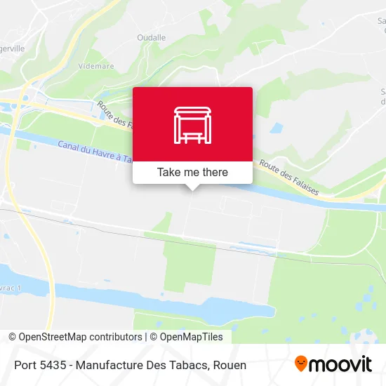 Port 5435 - Manufacture Des Tabacs map